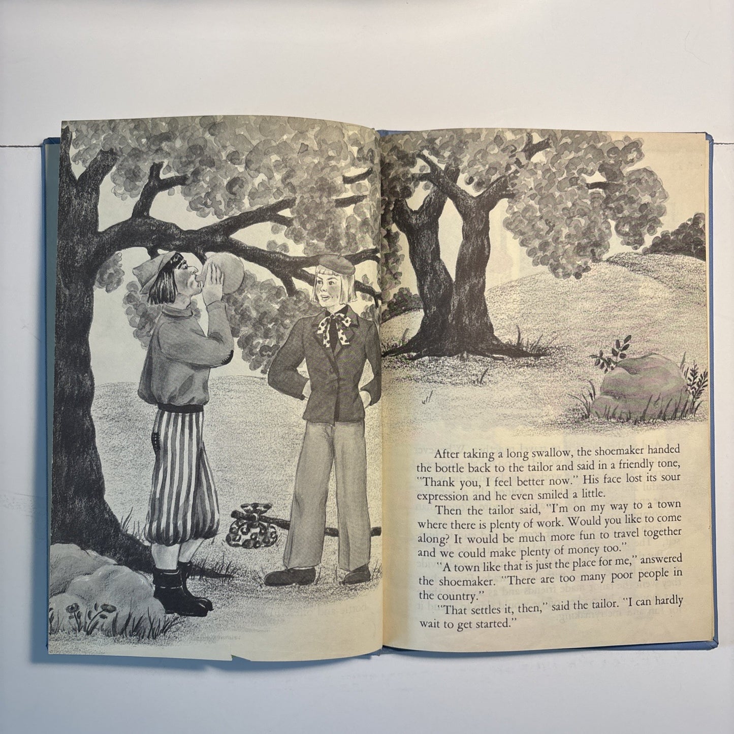 The Two Travelers Book by Brothers Grimm Published by Playmore Inc