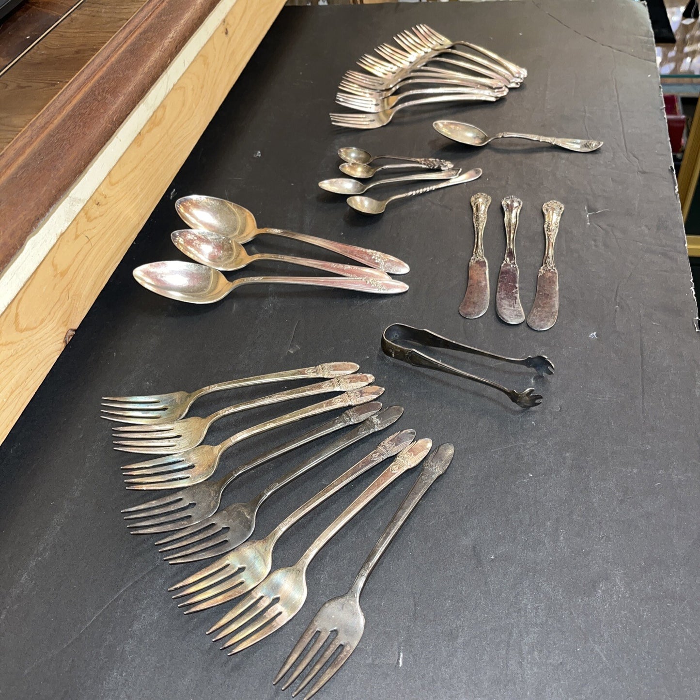 Lot Of 28 Silverware. 1847 Rogers,Gotham,Wallace,Sweden,Mexico & More
