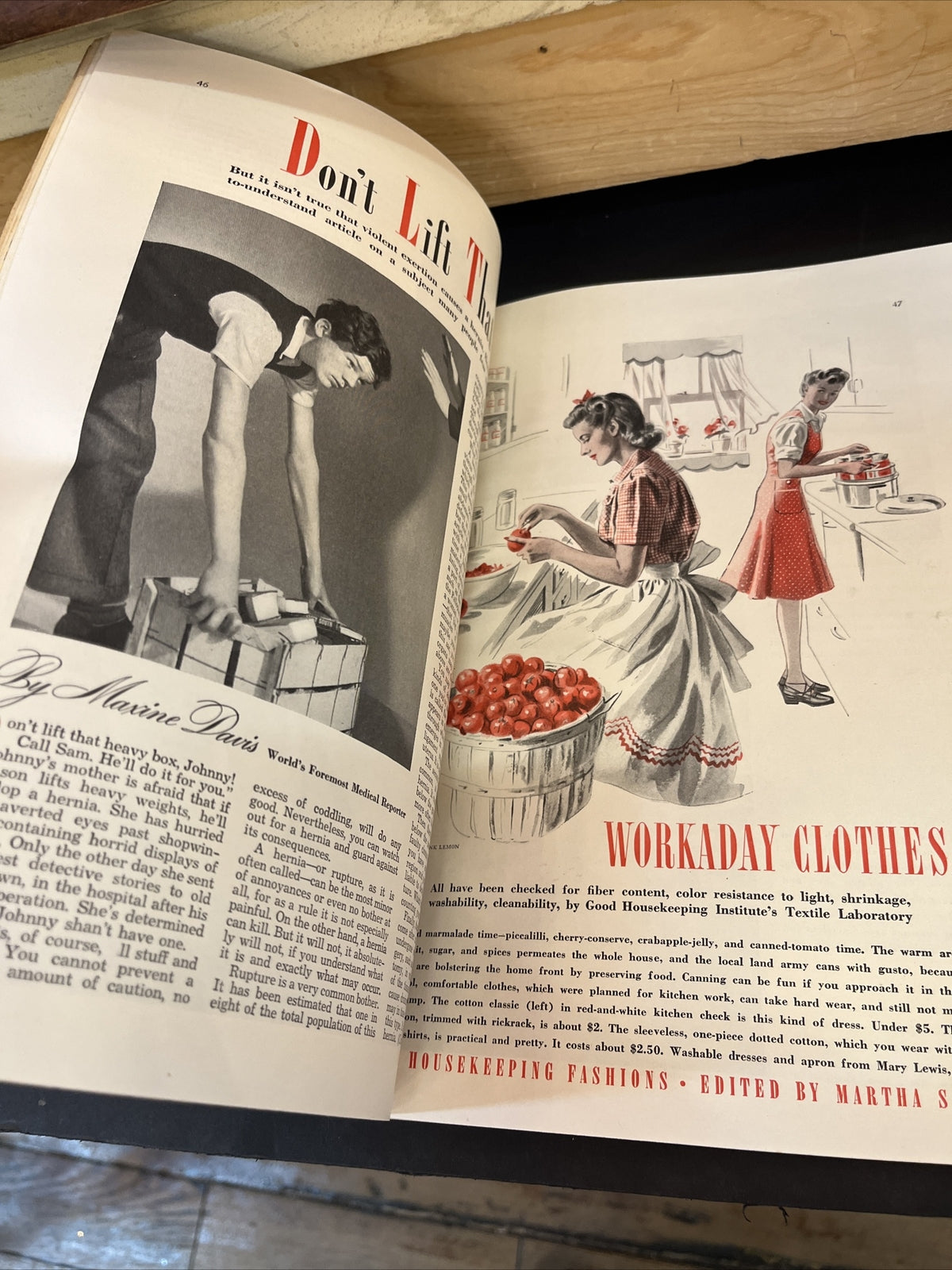 1942 JUNE GOOD HOUSEKEEPING MAGAZINE - NICE ILLUSTRATED FRONT COVER - E 3820