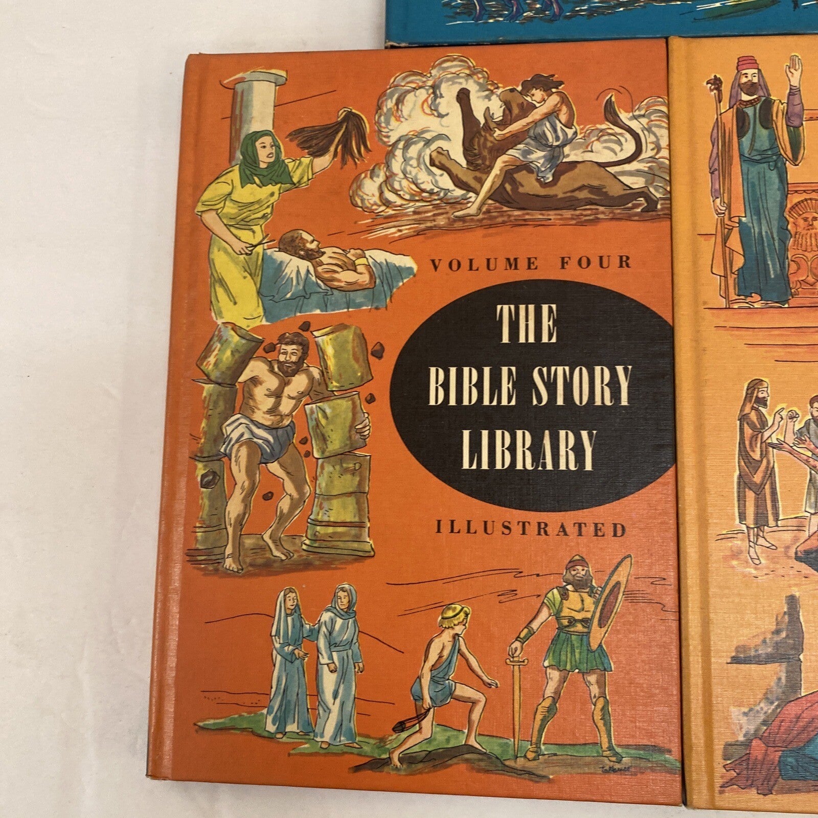 Vintage 1963 The Bible Story Library Illustrated 7 books