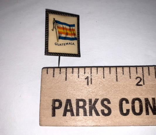 Vintage Java Coffee Souvenir Country Flag (Guatemala) Pinback