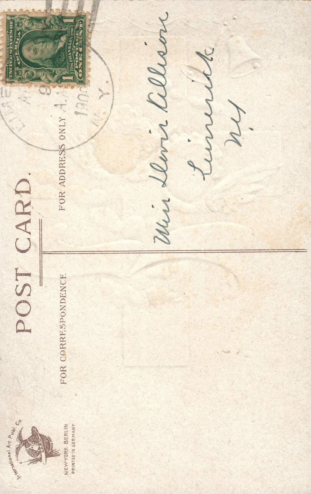 Bright Shining Star Surrounded By Angels In The Sky Happy Easter Postcard 