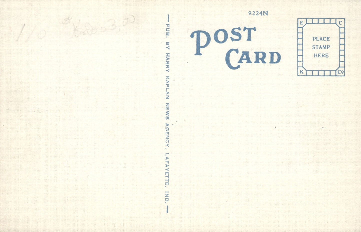 Purdue University Lafayette IN Indiana Field House  Postcard