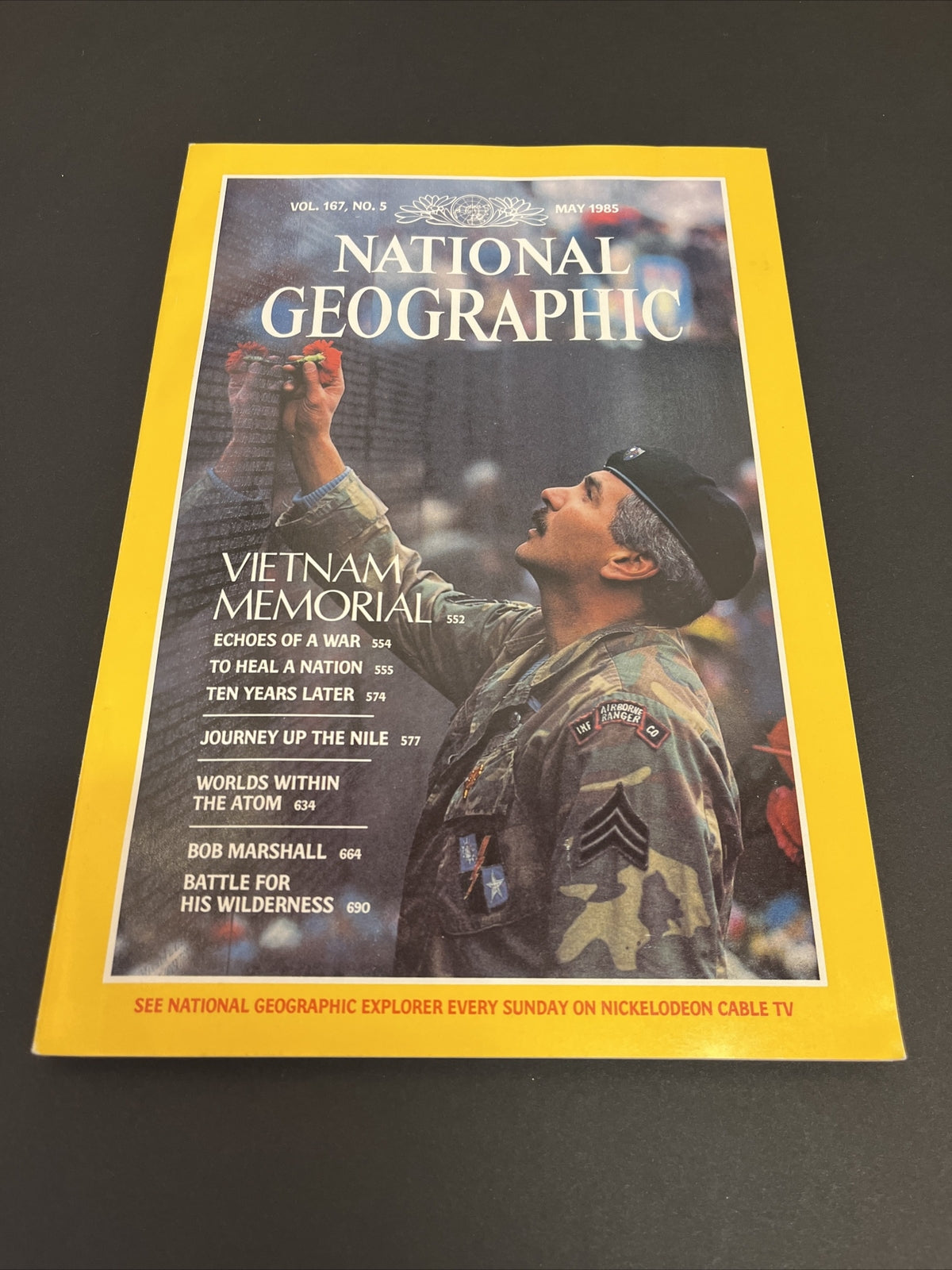 May 1985 National Geographic Vietnam Memorial