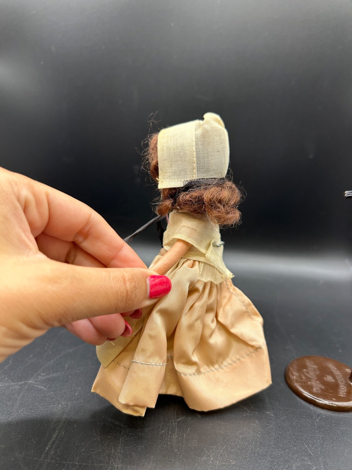 Nancy Ann Storybook Dolls Quaker Maid American Girl Series Bisque 1940s Brunette