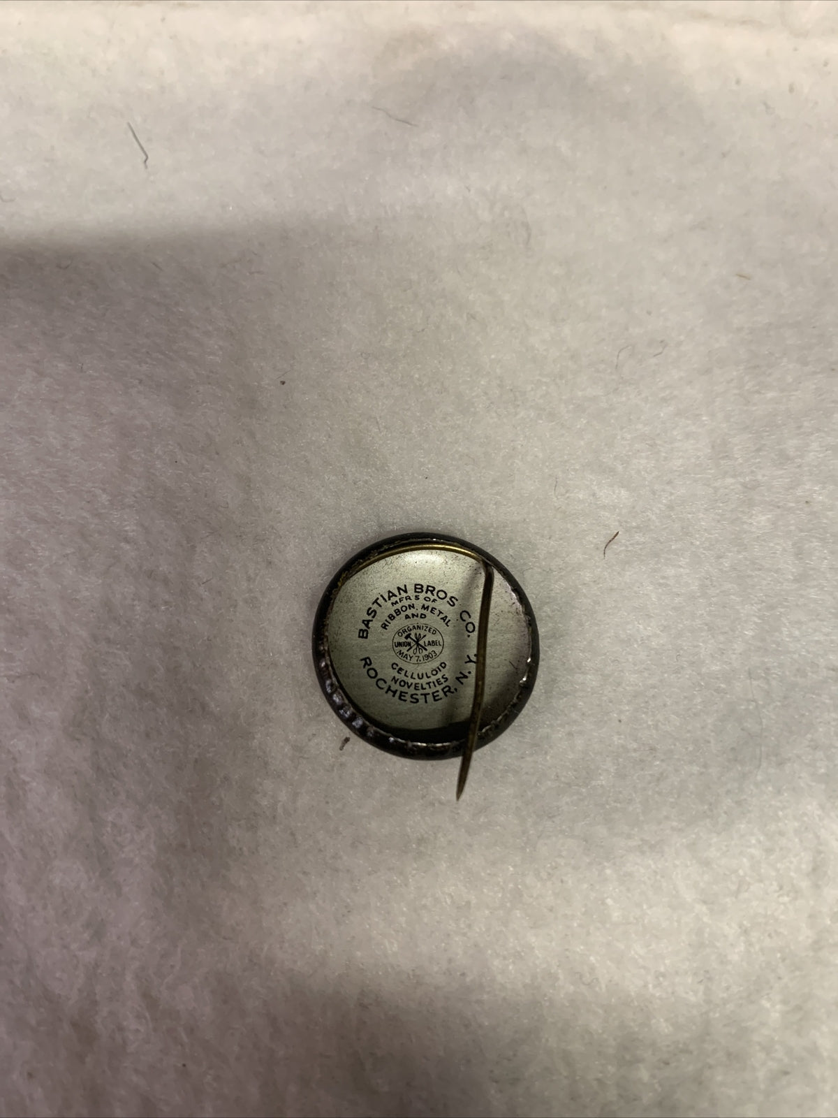 2 Vintage Landon Knox 7/8" & 5/8" Pinbacks