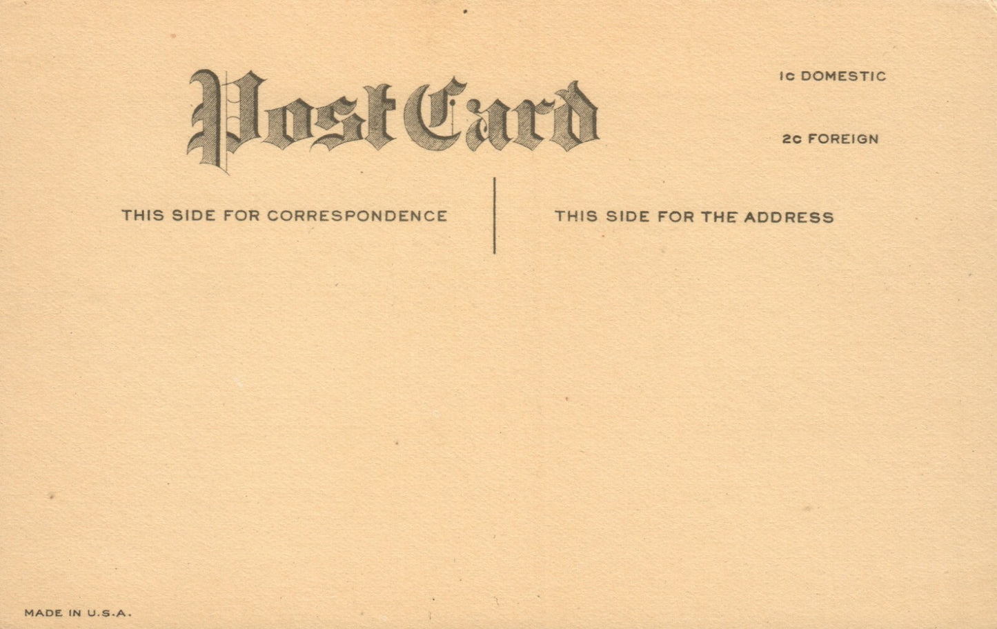 Easter Greetings Yellow Background White Flowers White Cross Postcard Series