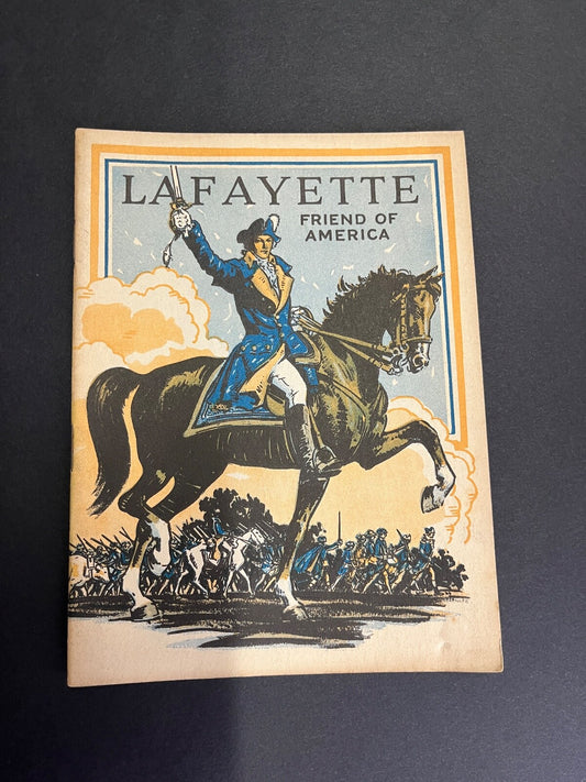 Vintage Lafayette "Friend of America" John Hancock Life Insurance Ad Book