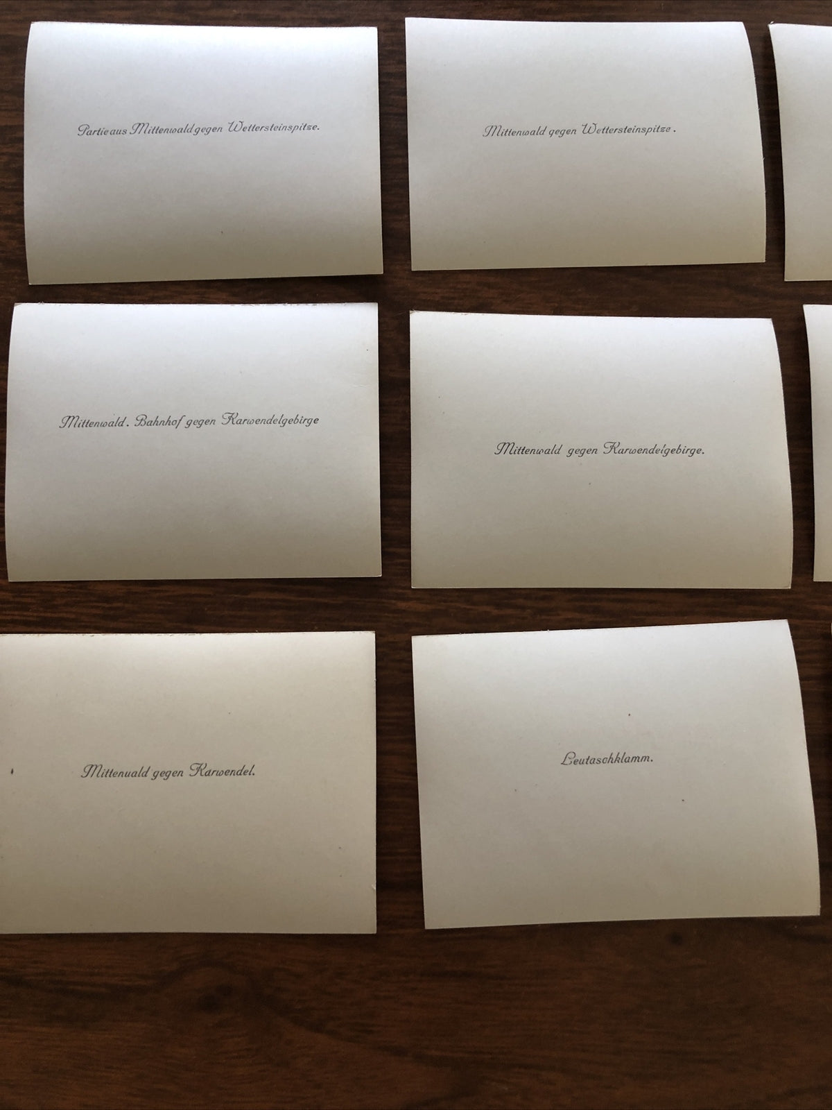 Lot of 12 Real Photos Mittenwald Karwendel Leutaschklamm Gorge Germany Austria