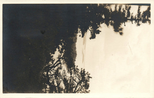 Scenic Real Photo Maine 1941 Postcard