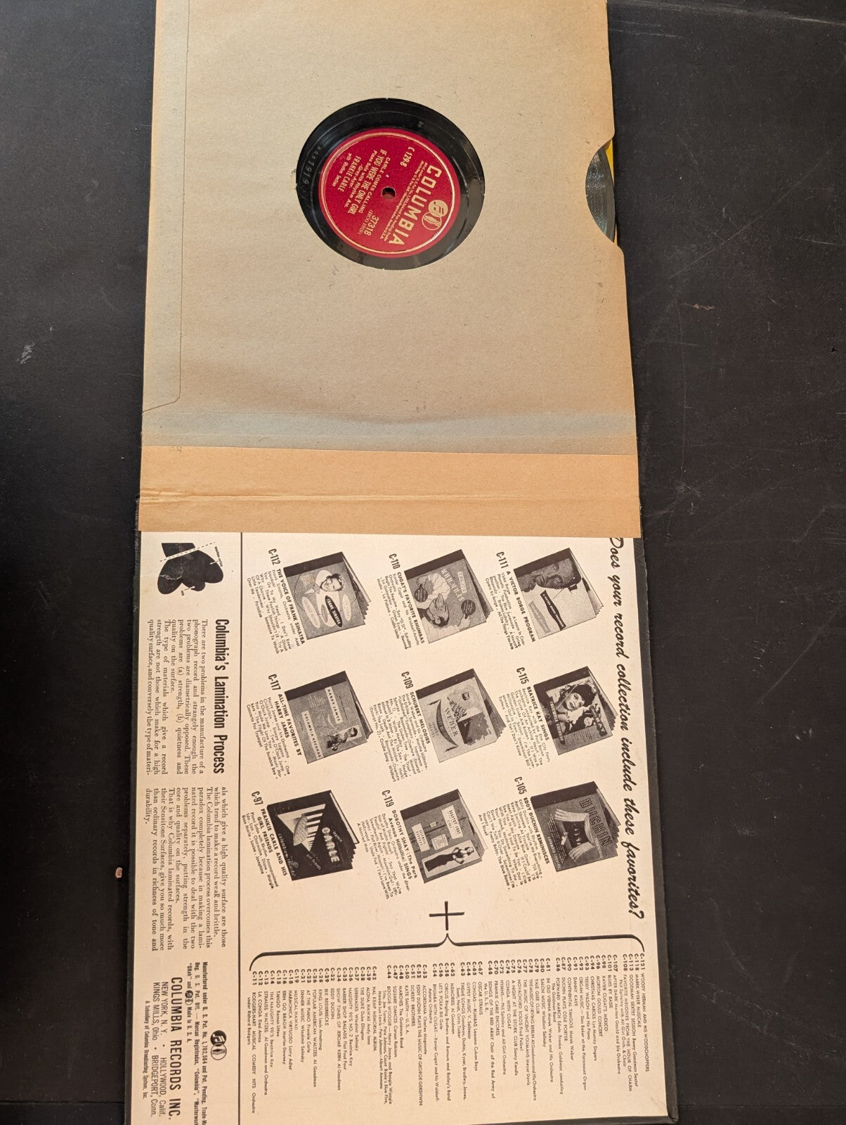 Carle Comes Calling Frankie Carle Four 78 RPM Record Album Set Columbia C-129