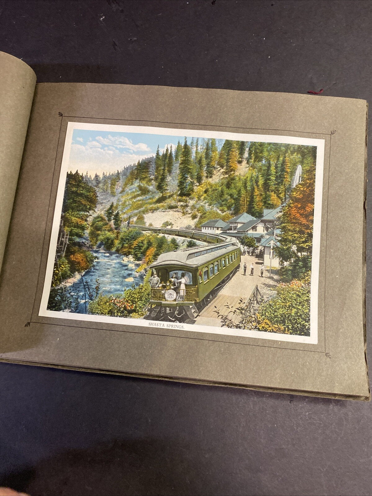 Antique The Shasta Route Along the Southern Pacific Railroad Pictorial Book 1915