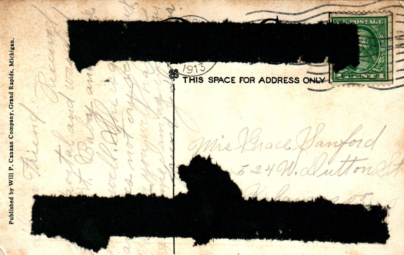 Scene in John Ball Park in Grand Rapids MI MICH MICHIGAN Postcard