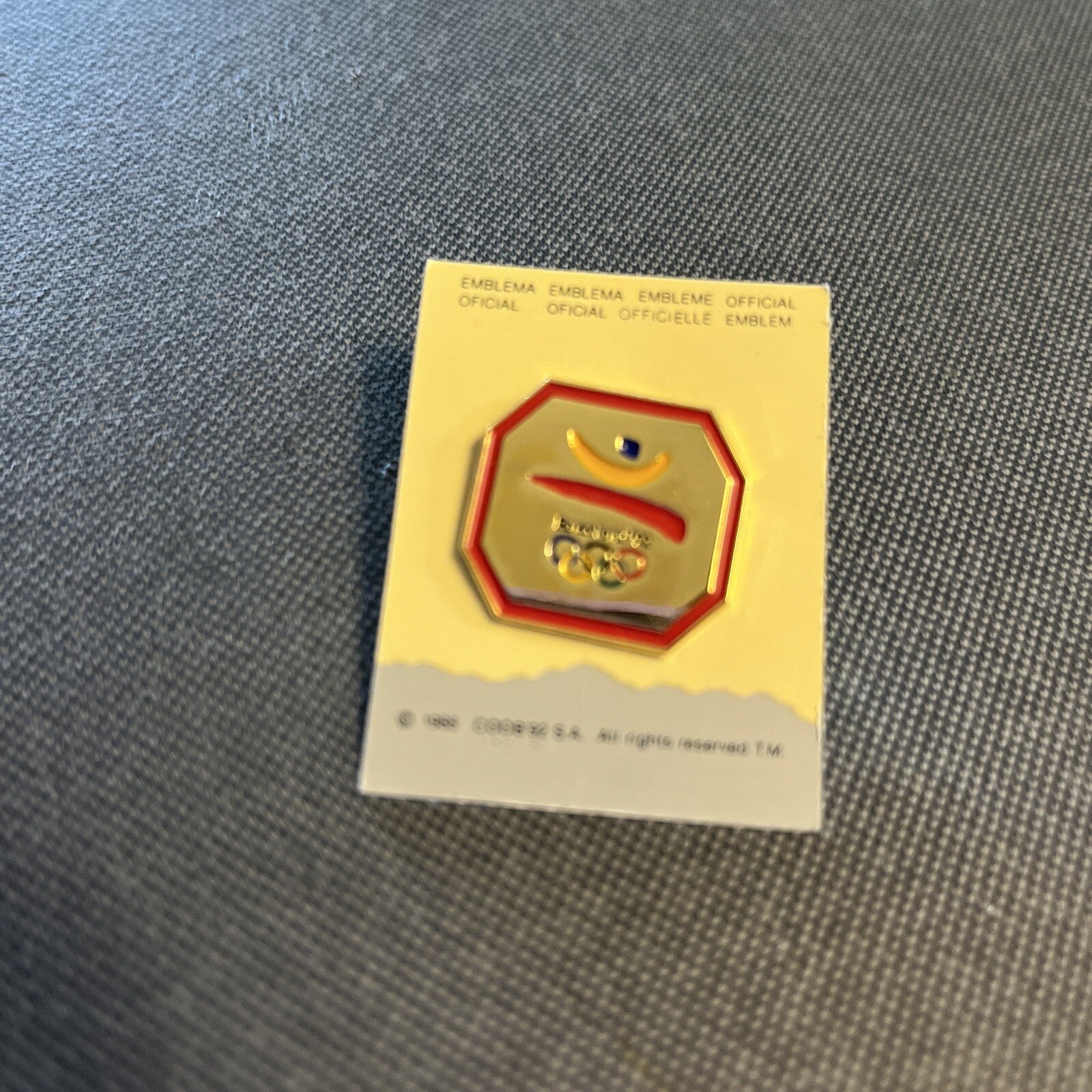 PIN BARCELONA 92 LOGOS OLYMPICS GAMES Olympic  VINTAGE