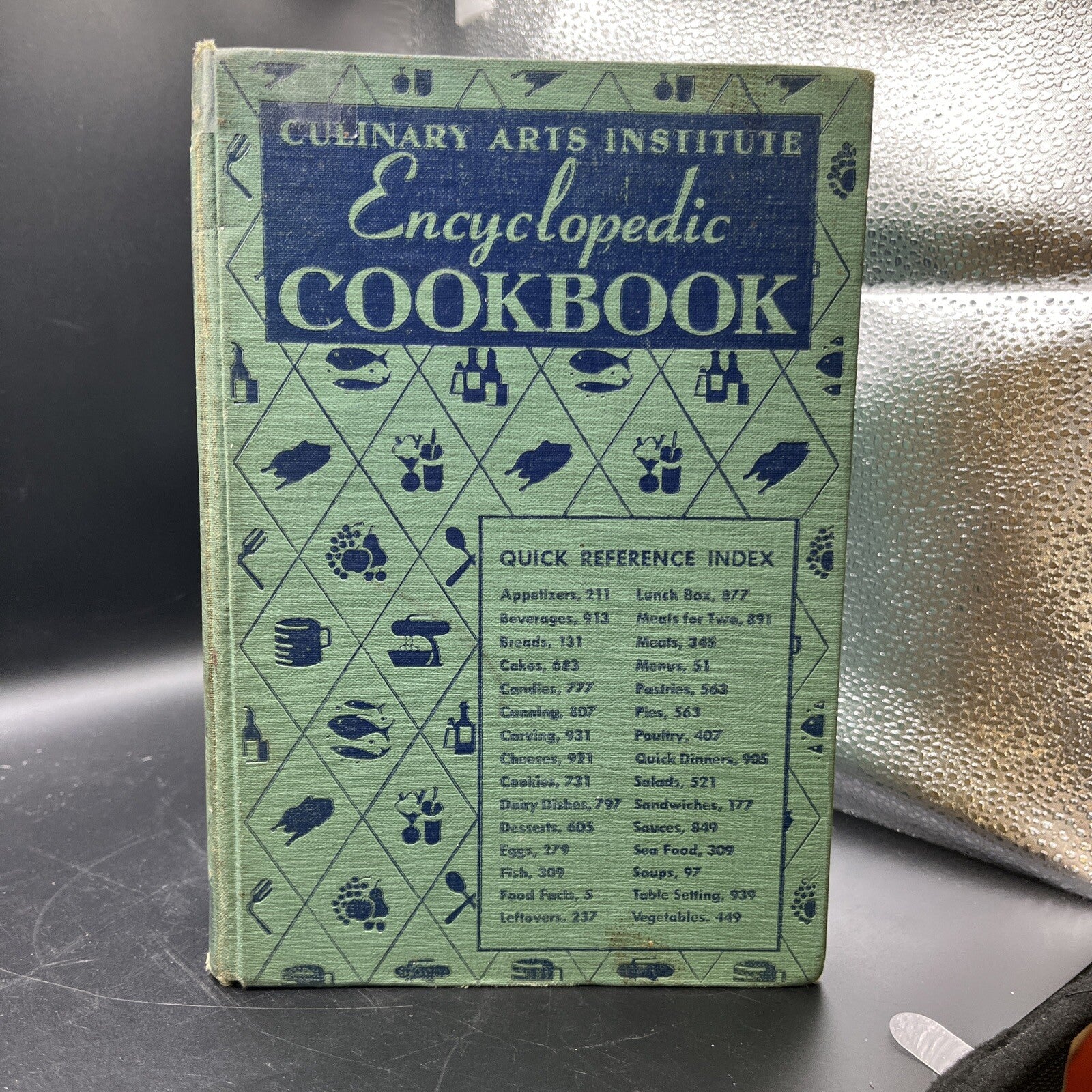 Vintage Culinary Arts Institute Encyclopedic Cookbook 1948