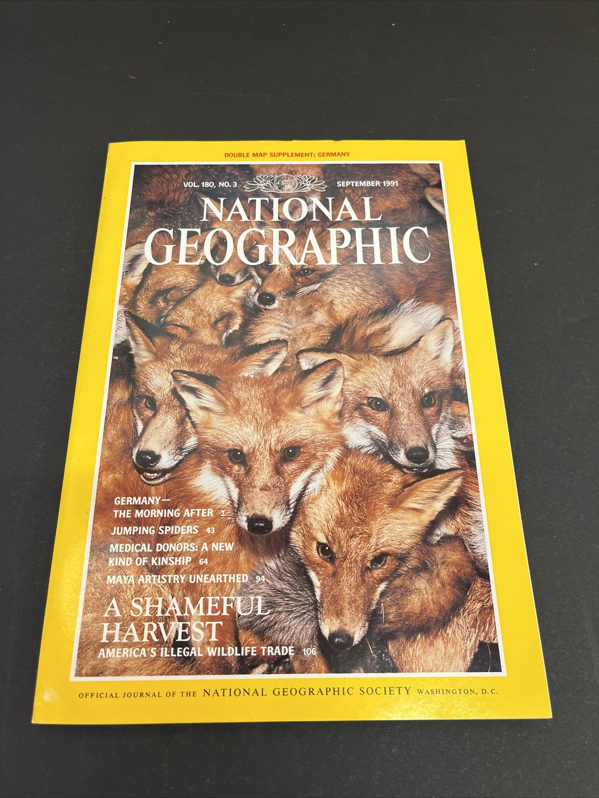 September 1991 National Geographic Magazine "A Shameful Harvest"