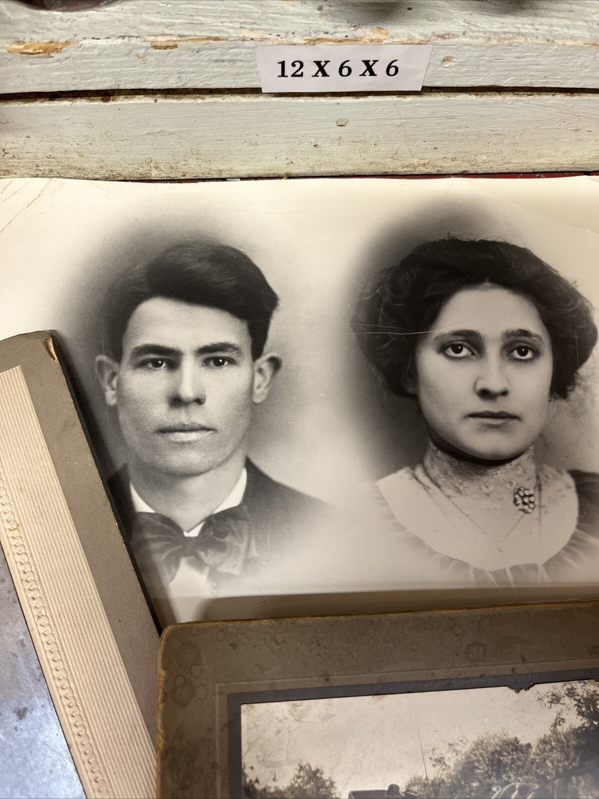 ANTIQUE 1900's ORIGINAL PEOPLE  PHOTO LOT - 3