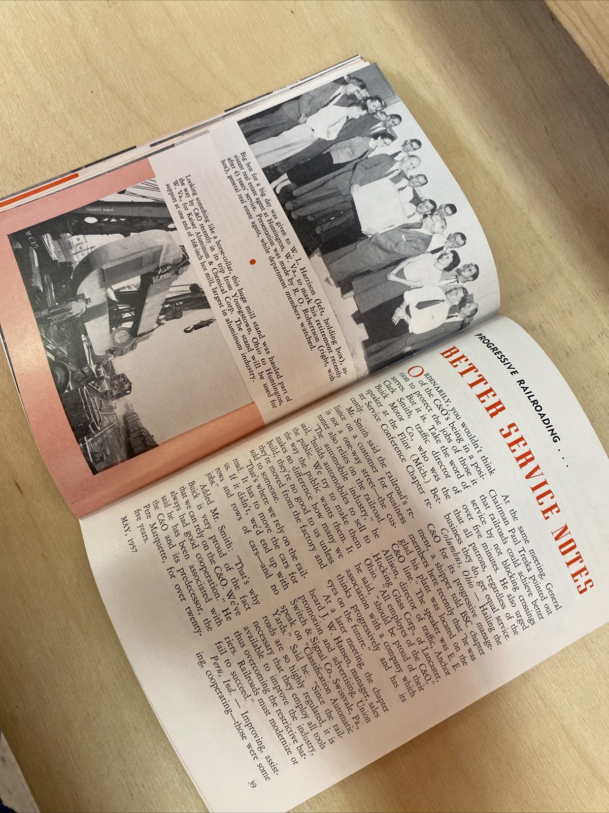 MAY 1957 TRACKS MAGAZINE CHESAPEAKE & OHIO RAILROAD RR TRAINS  