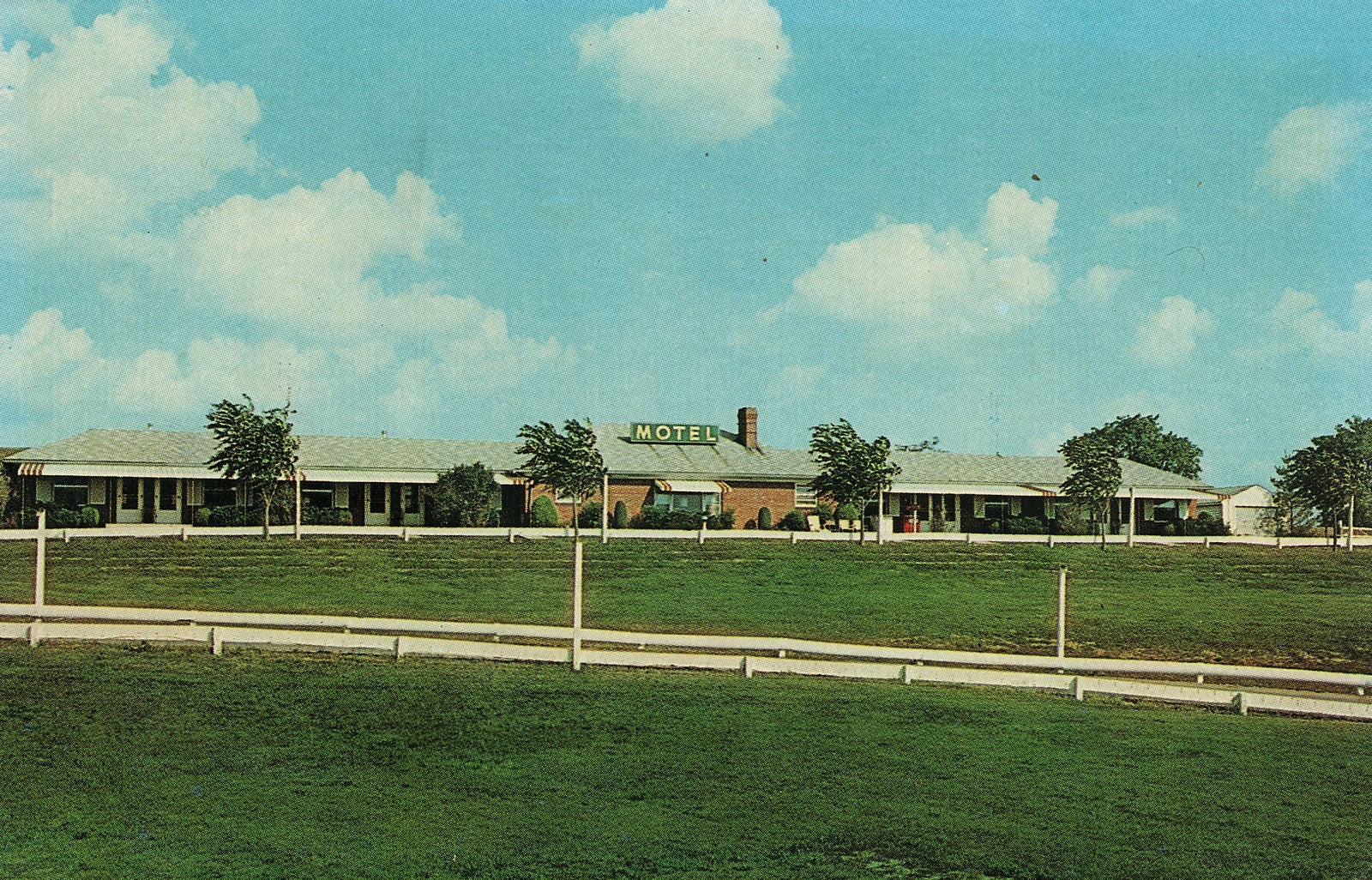 Hilltop Motel Franklin Indiana IN Hotel Motel Postcard