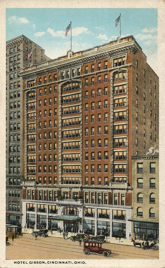 Hotel Gibson Cincinnati OH Ohio Postcard
