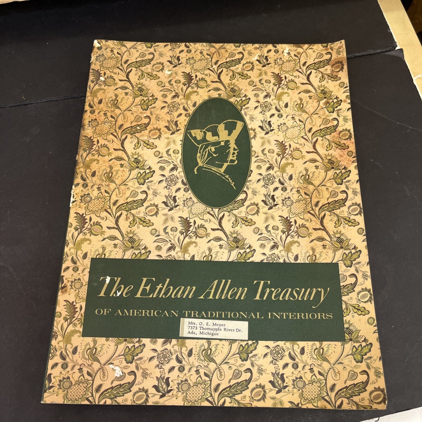 Ethan Allen Treasury of American Traditional Interiors 68th ed. 1959 book.