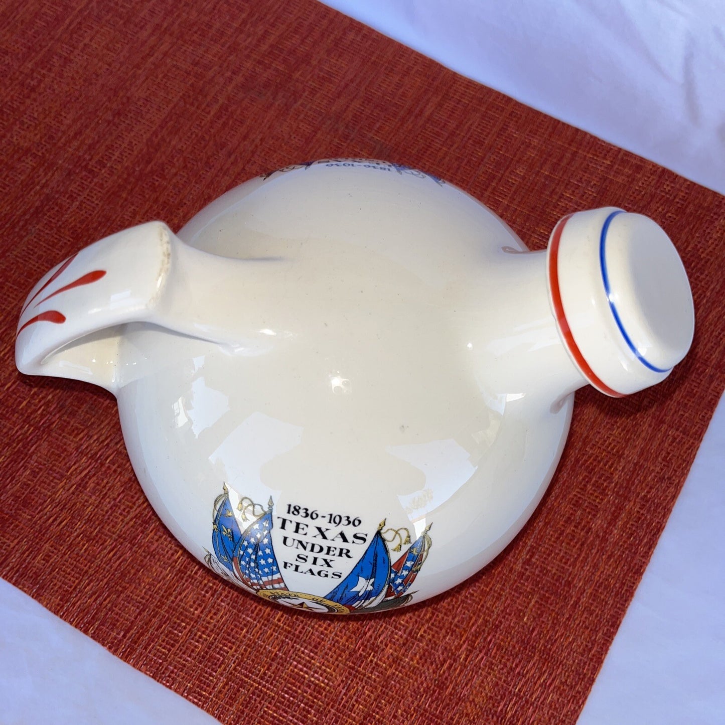 Texas Centennial Water Jug 1936 Vintage by Universal Potteries