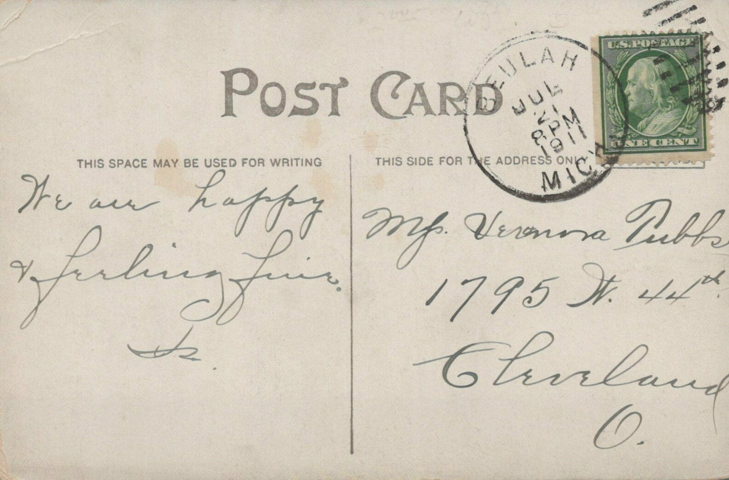 Picking Fruit Giant Pumpkins Wagon Horse Honor MI Mich Michigan Postcard 5866