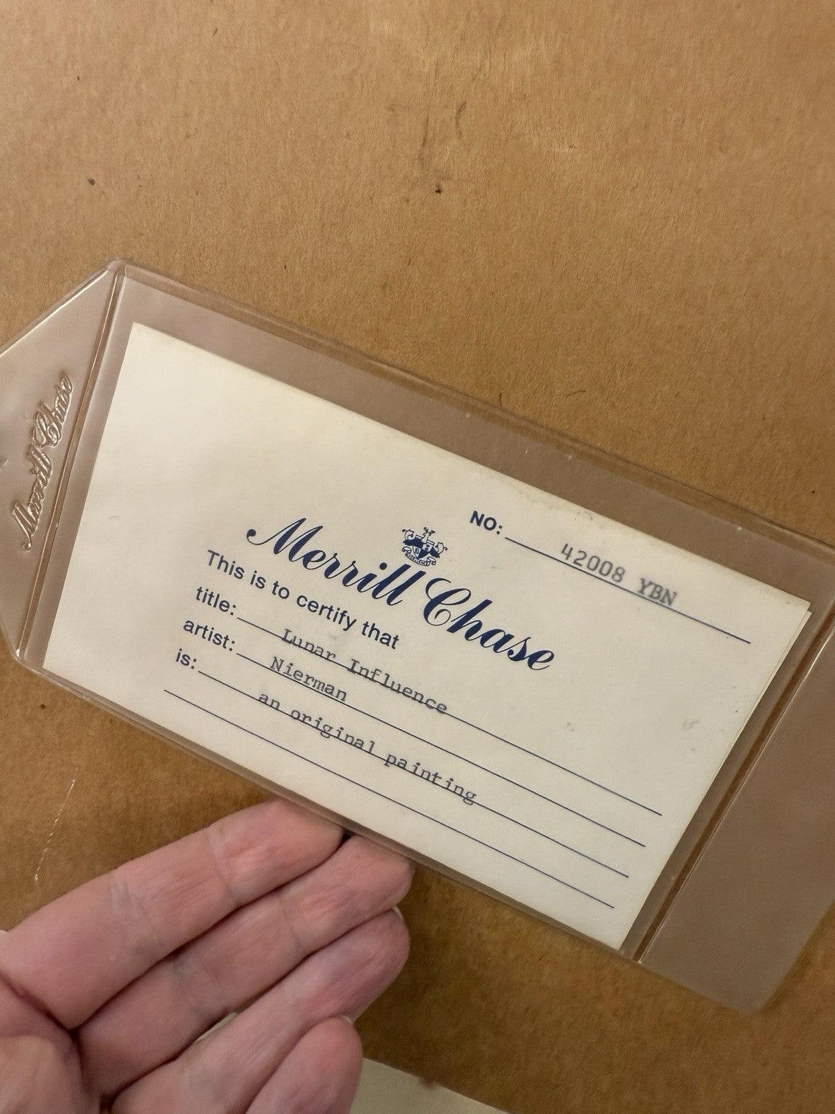 Leonardo Nierman Original Painting 1967 Framed Art