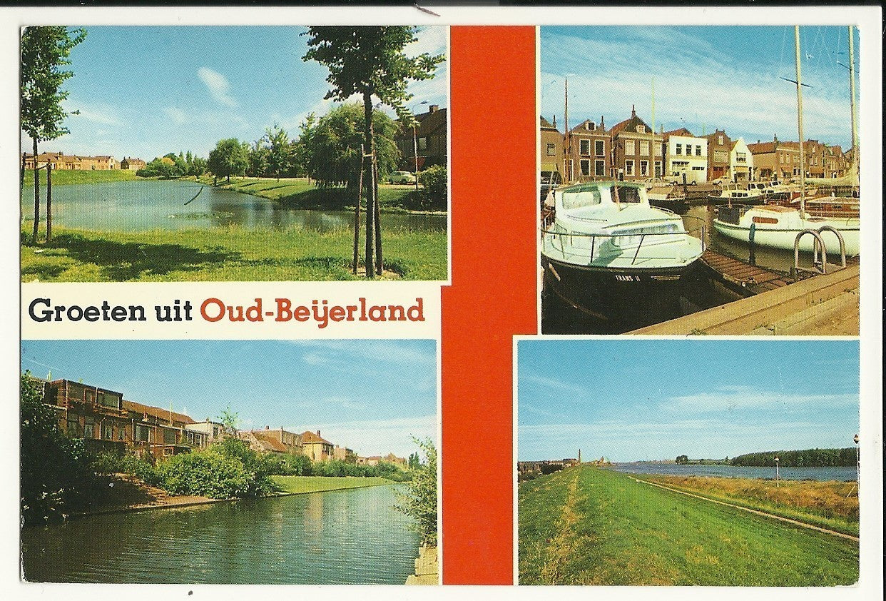 Groten uit Oud-beijerland Zeeland Holland Netherlands Postcard