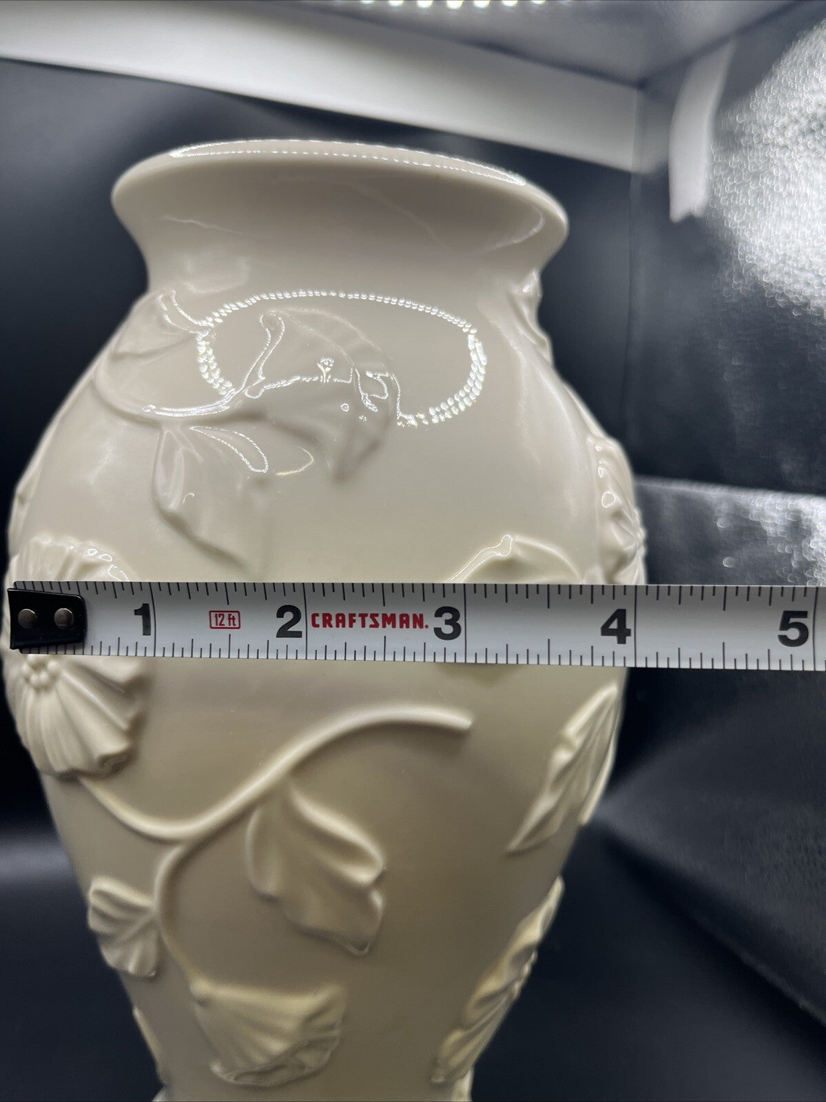 Lenox Porcelain Poppy Vase 10”