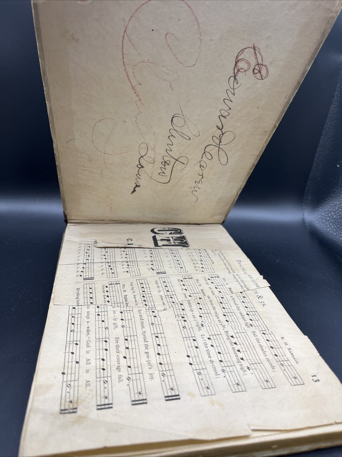 The Song Champion, vintage antique book, C.E. Leslie, R.H. Randall, 1877 1800's