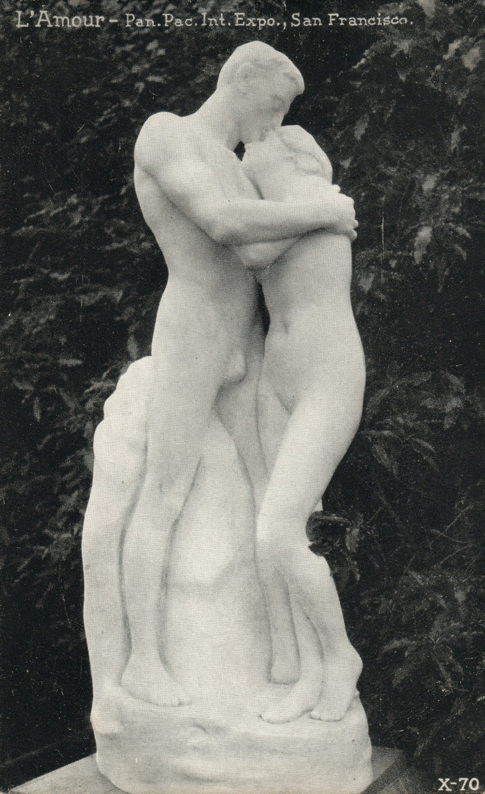 L'Amour X-70 Panama Pacific San Francisco CA California Exposition Postcard 