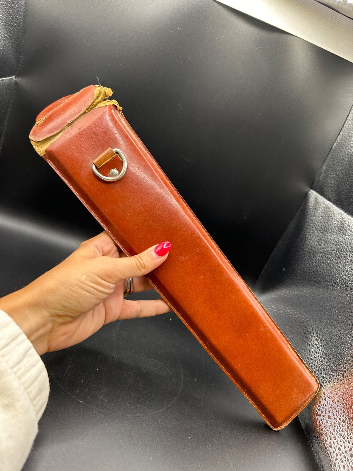 Pickett Model N531 ES 12" Metal Slide Rule Leather case Capitol Radio Engineerin