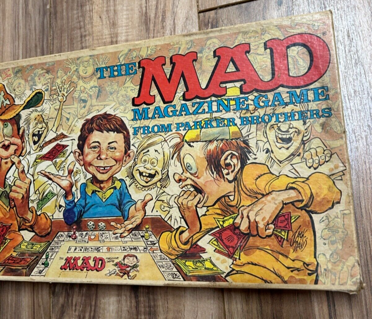 VINTAGE 1979 THE MAD MAGAZINE BOARD GAME PARKER BROS #124 USA
