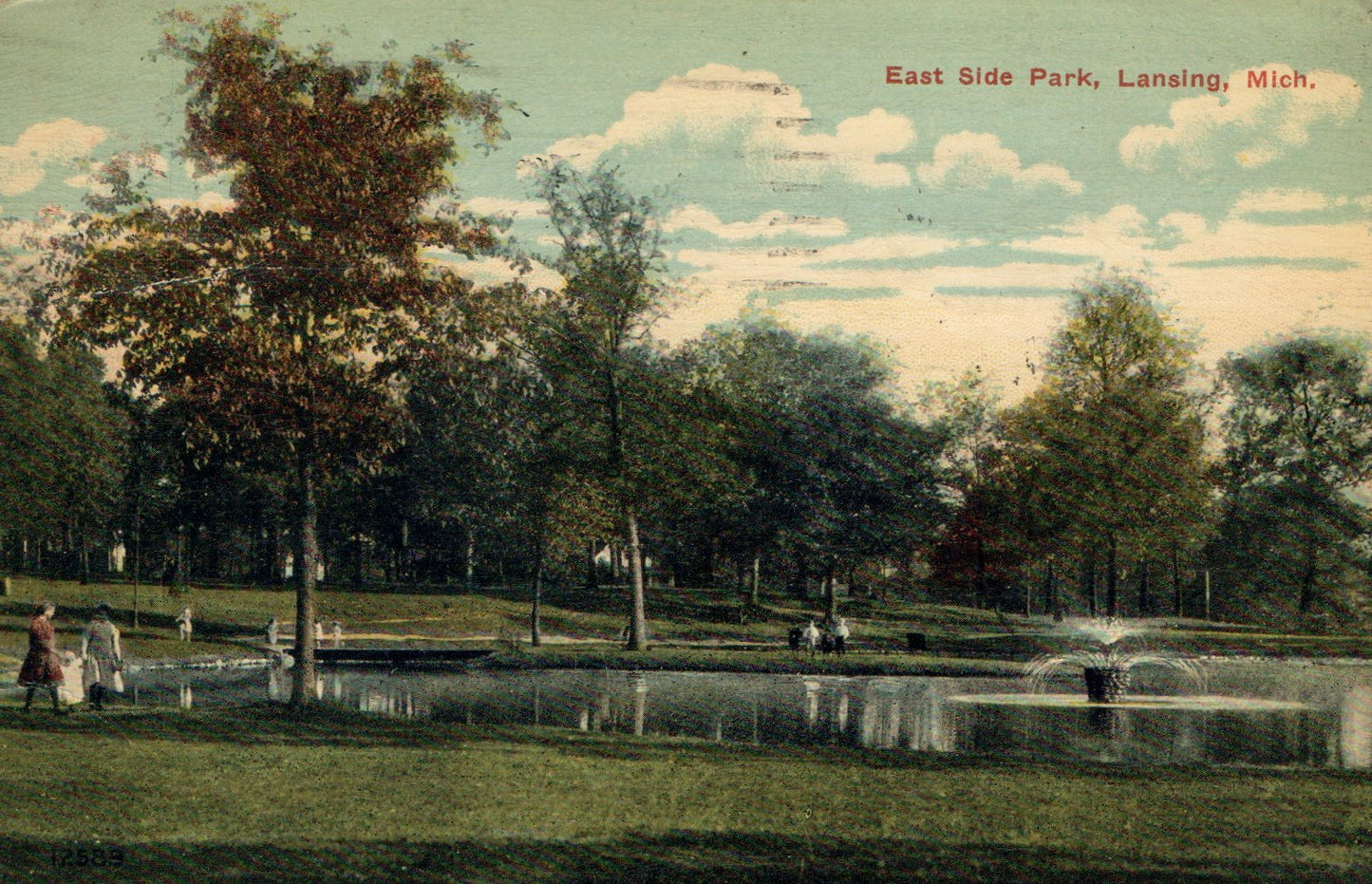 East Side Park  Lansing Michigan MI Postcard