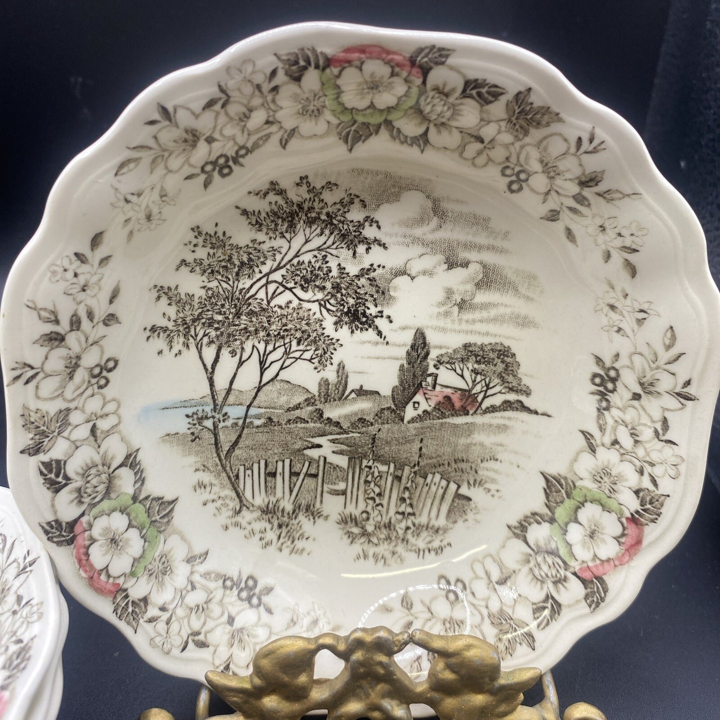 5 Fruit Bowls English Staffordshire J & G Meakin Stratford-On-Avon 5.25"