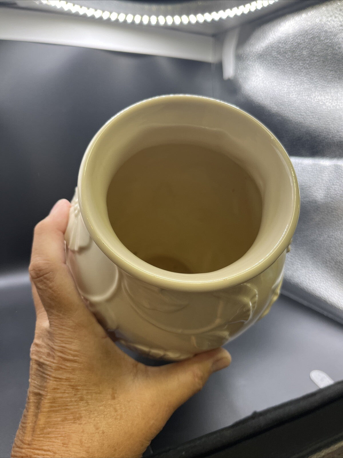 Lenox Porcelain Poppy Vase 10”