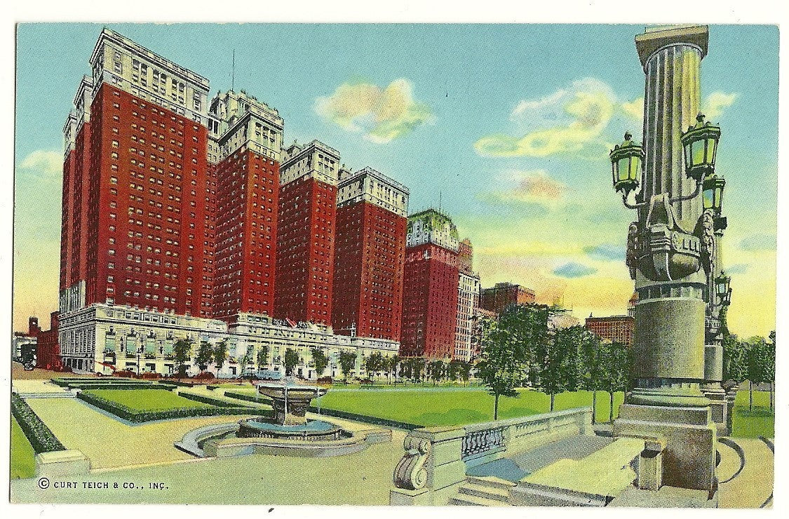 Conrad Hilton Hotel Chicago IL Illinois Post Card