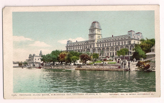 Early Thousand Islands House Alexandria Bay NY New York 6516 Detroit Publishing