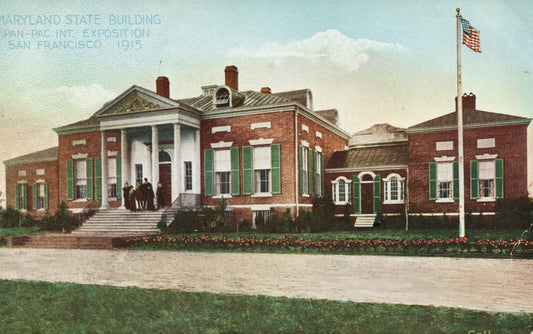 Maryland State Building Panama Pacific Exposition Expo California CA   Postcard