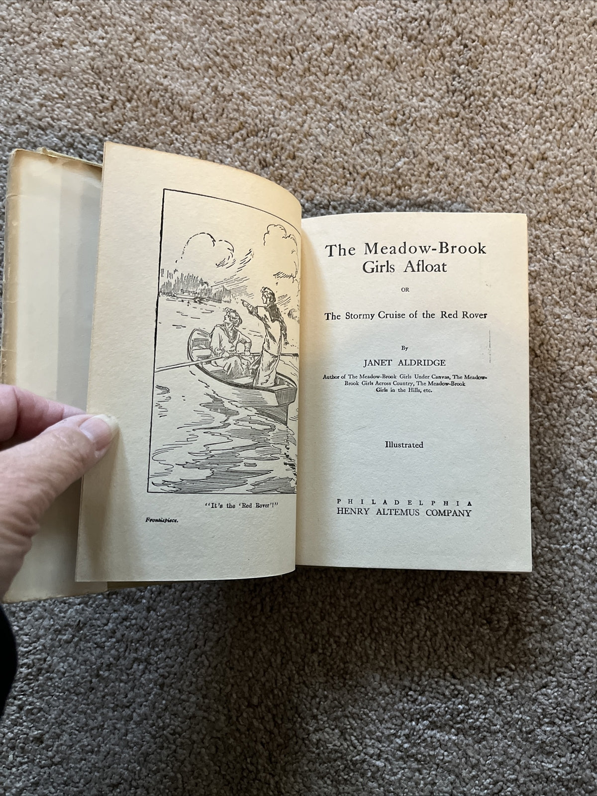 The Meadow-Brook Girls A Float by Janet Aldridge 1913 Edition HC Book