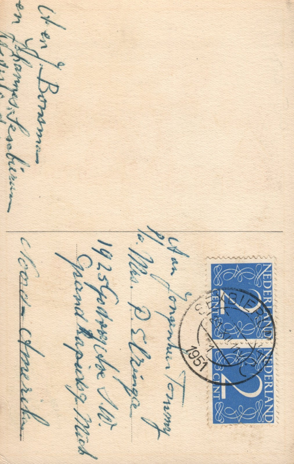 Boy Pulling Sister On Sled Holding Christmas Tree Winter New Year Postcard 