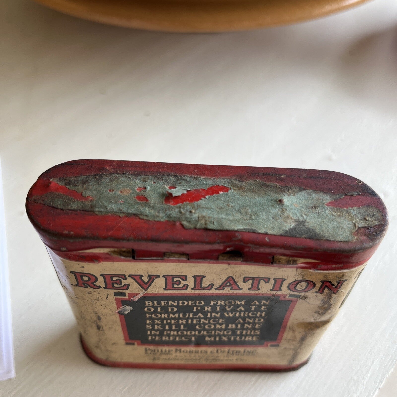 Antique Continental Tobacco Co. REVELATION Smoking Mixture Tobacco Tin