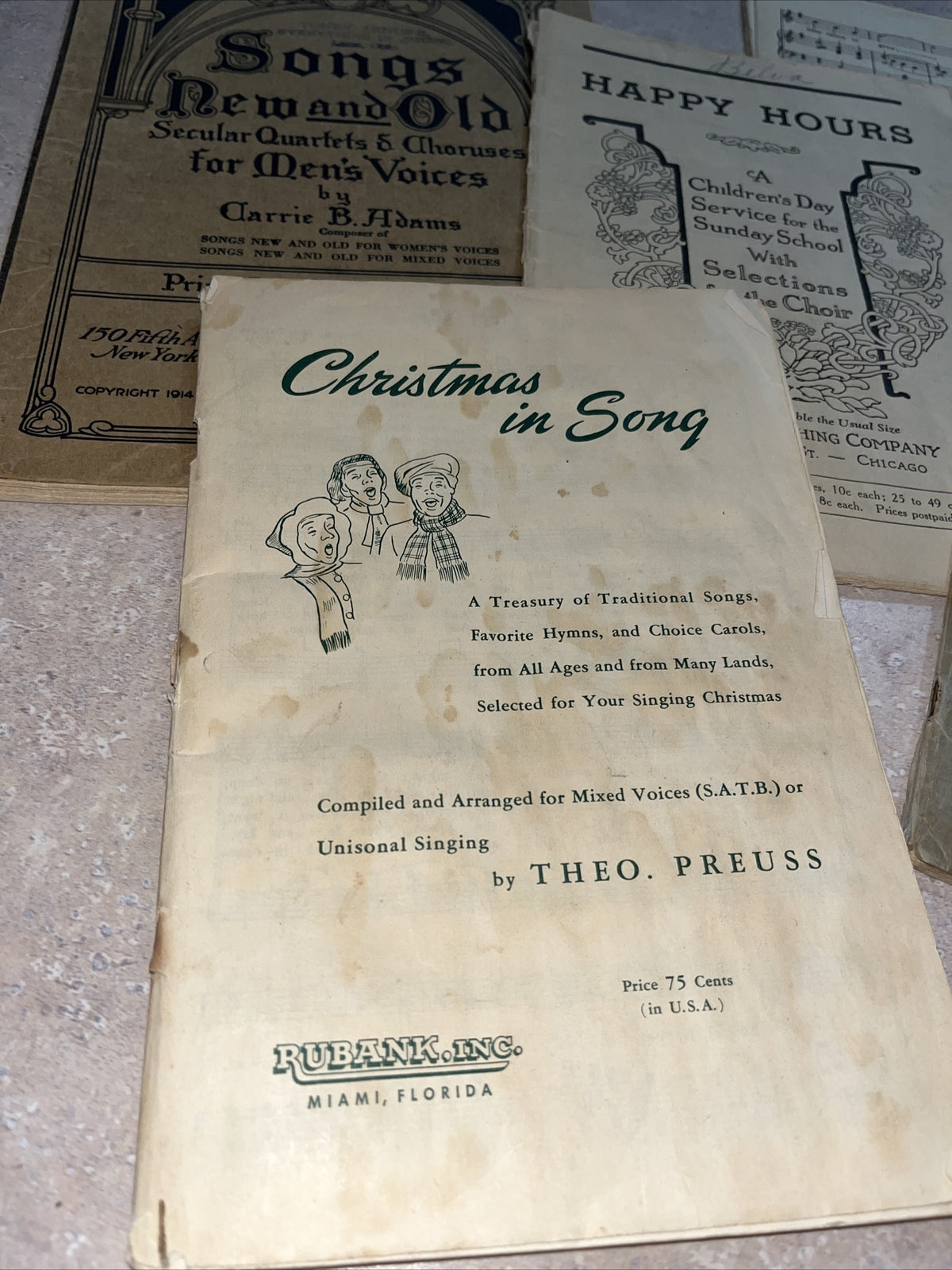 Lot of Antique  sheet Music Books Booklets