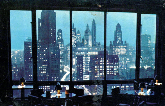 Mazda Fairyland Chicago Magnificent Mile Allerton Hotel Motel Postcard