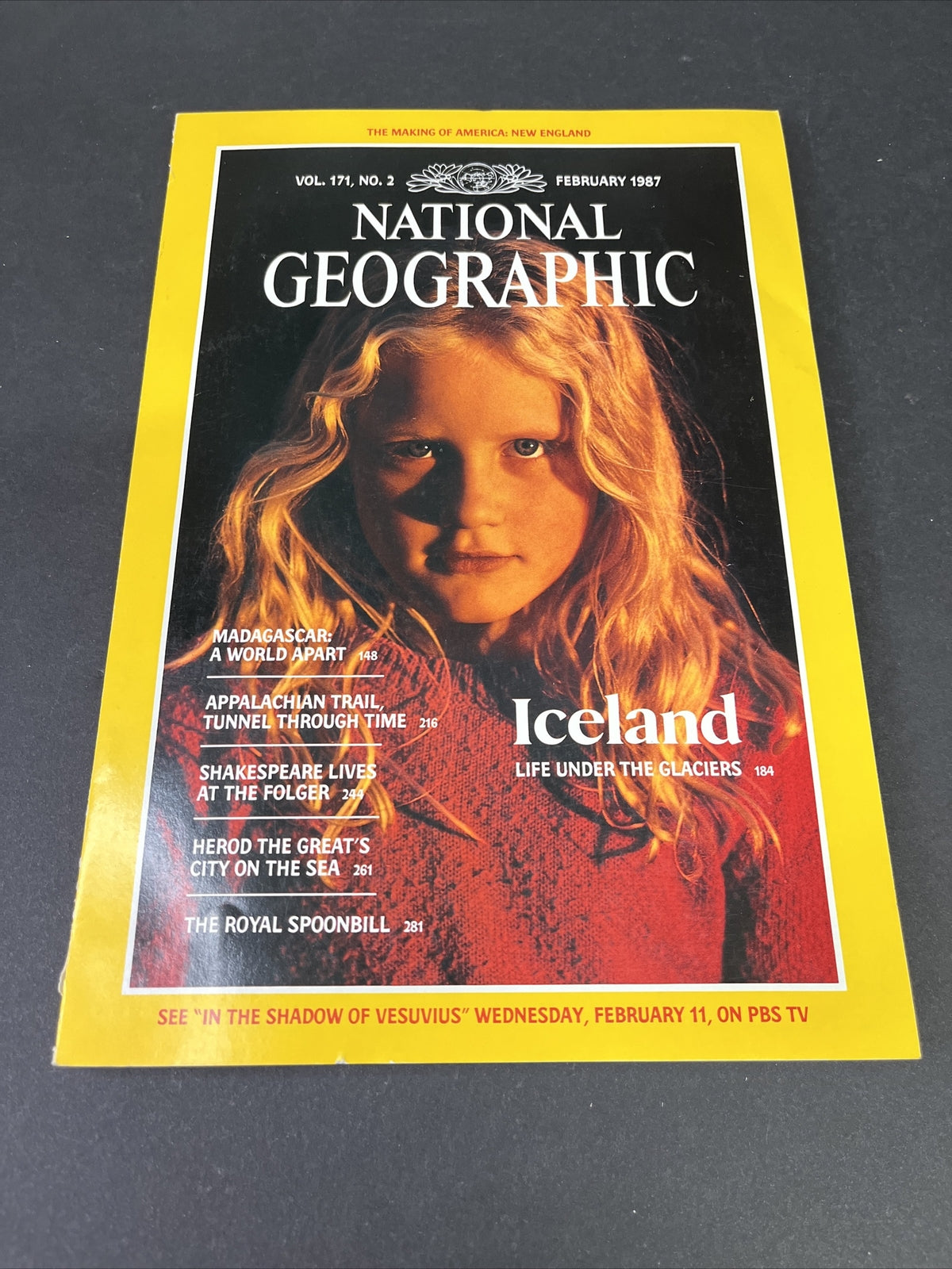 February 1987 National Geographic Iceland Life Under the Glaciers