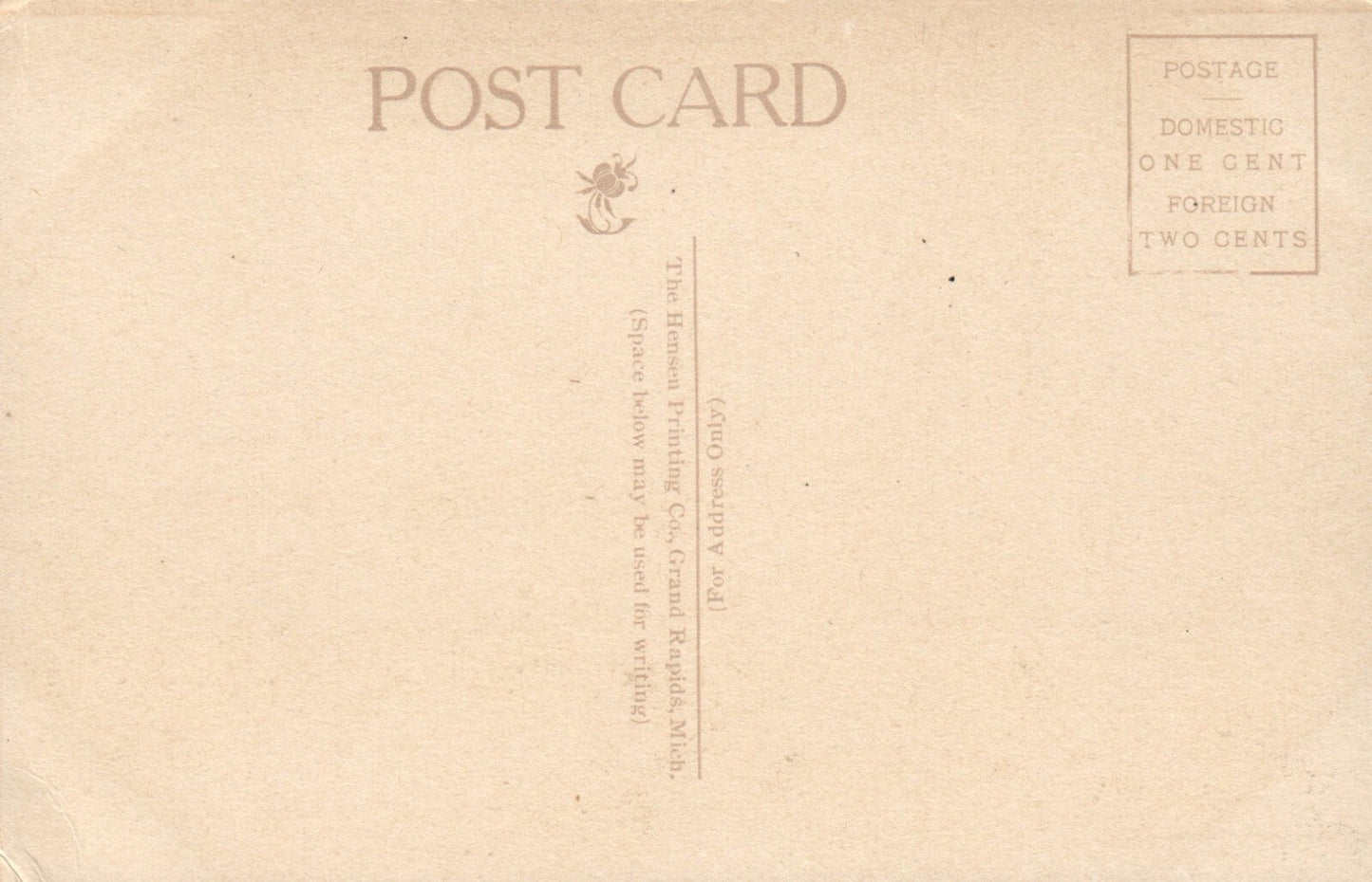 Belding Bro's Silk Mill No. 1 in Belding Mi Mich Michigan Postcard