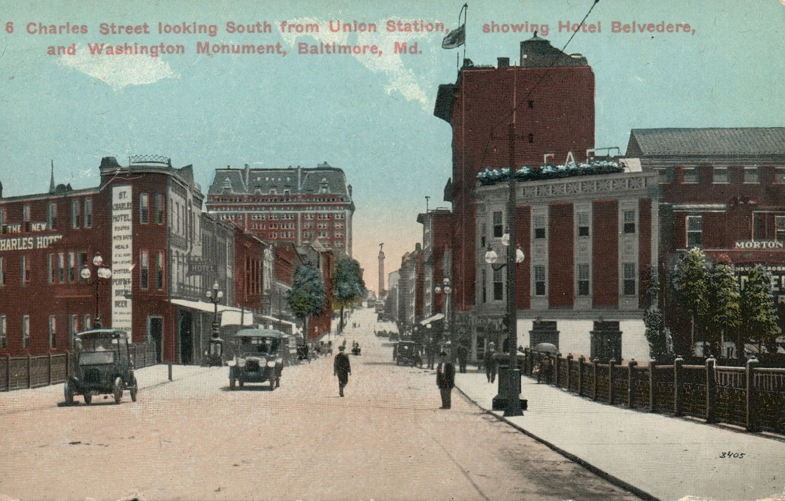 8 Charles Street Looking S From Union Station Hotel Belvedere  MD Maryland 