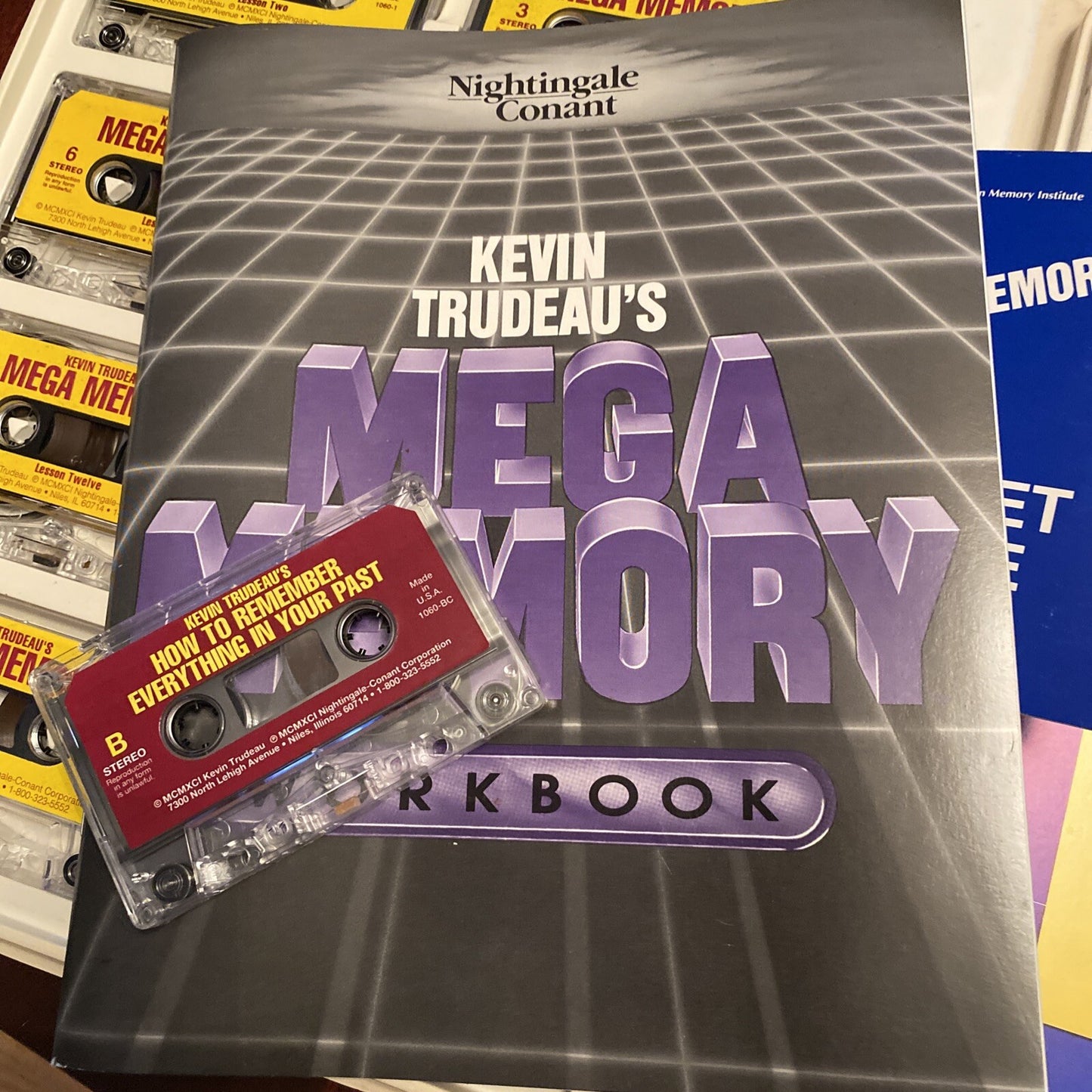 Kevin Trudeau's Mega Memory Cassette Training Tapes Nightengale Conant