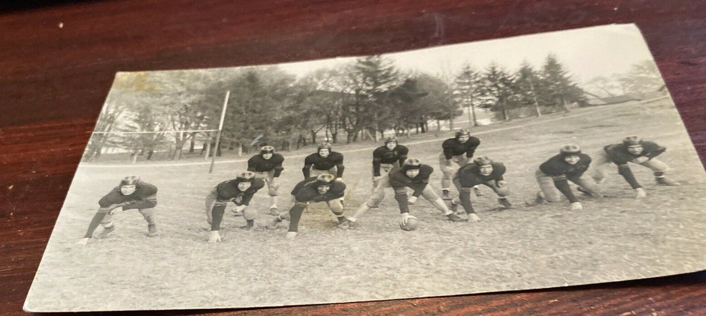 5 x 7 1940's Real Photo Mancelona MI Michigan vintage Football Photography